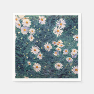 Gustave Caillebotte - Bed of Daisies, Detail Serviette
