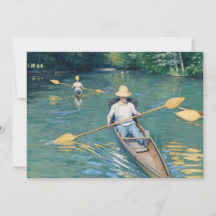 Gustave Caillebotte - Boote auf der Yerres Einladung