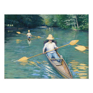 Gustave Caillebotte - Boote auf der Yerres Fotodruck