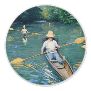 Gustave Caillebotte - Boote auf der Yerres Keramikknauf