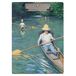 Gustave Caillebotte - Boote auf der Yerres Klemmbrett
