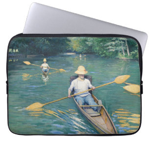 Gustave Caillebotte - Boote auf der Yerres Laptopschutzhülle