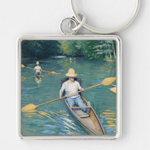 Gustave Caillebotte - Boote auf der Yerres Schlüsselanhänger