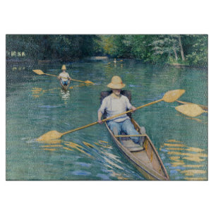 Gustave Caillebotte - Boote auf der Yerres Schneidebrett