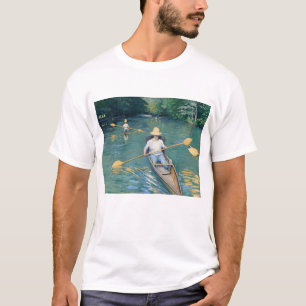Gustave Caillebotte - Boote auf der Yerres T-Shirt