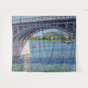 Gustave Caillebotte - Brücke bei Argenteuil und Se Wandteppich