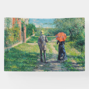 Gustave Caillebotte - Der ansteigende Weg Banner