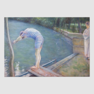 Gustave Caillebotte - Der Badende / Der Taucher Seidenpapier
