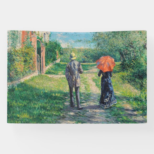 Gustave Caillebotte - Der Weg über die Alphill Banner (Horizontal)