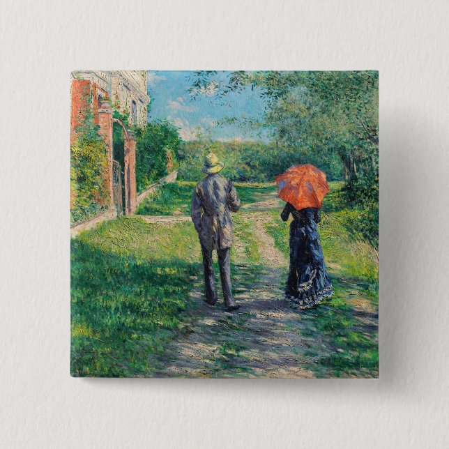 Gustave Caillebotte - Der Weg über die Alphill Button (Vorderseite)