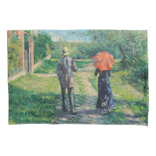 Gustave Caillebotte - Der Weg über die Alphill Kissenbezug