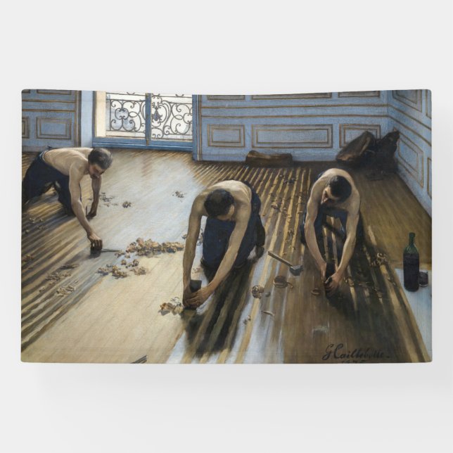 Gustave Caillebotte - Die Bodenschutzwesten Banner (Horizontal)