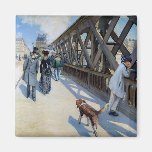 Gustave Caillebotte - Die Europa-Brücke Magnet
