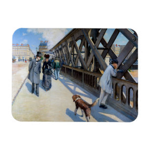 Gustave Caillebotte - Die Europa-Brücke Magnet
