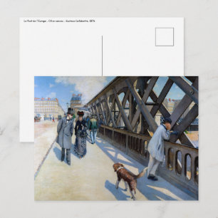 Gustave Caillebotte - Die Europabrücke Postkarte