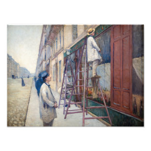 Gustave Caillebotte - Die Hausanstreicher Fotodruck