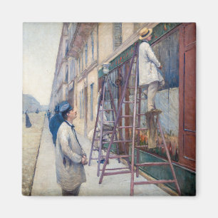 Gustave Caillebotte - Die Hausanstreicher Magnet