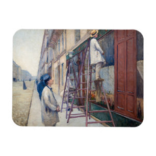 Gustave Caillebotte - Die Hausanstreicher Magnet