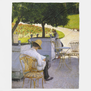 Gustave Caillebotte - Die Orangenbäume Fleecedecke
