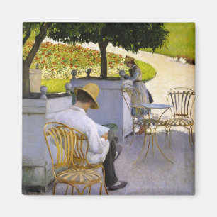 Gustave Caillebotte - Die Orangenbäume Magnet