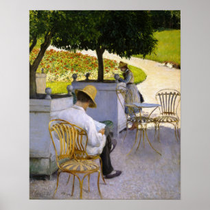 Gustave Caillebotte - Die Orangenbäume Poster