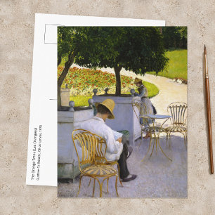 Gustave Caillebotte - Die Orangenbäume Postkarte