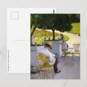Gustave Caillebotte - Die Orangenbäume Postkarte