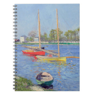 Gustave Caillebotte - Die Seine bei Argenteuil Notizblock