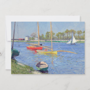 Gustave Caillebotte - Die Seine in Argenteuil Einladung