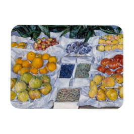 Gustave Caillebotte - Fruit Displayed on a Stand Magnet