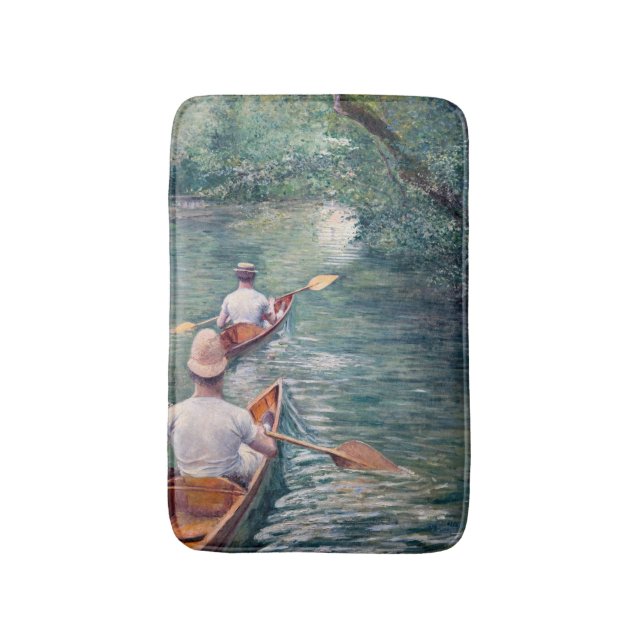 Gustave Caillebotte - Kanus auf den Yerres Badematte (Vorderseite Vertikal)
