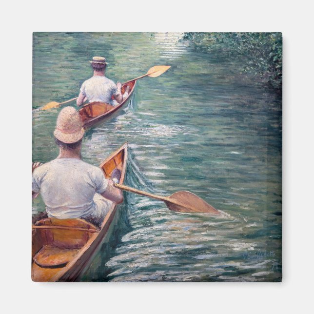 Gustave Caillebotte - Kanus auf den Yerres Magnet (Vorne)