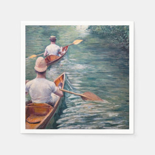 Gustave Caillebotte - Kanus auf den Yerres Serviette