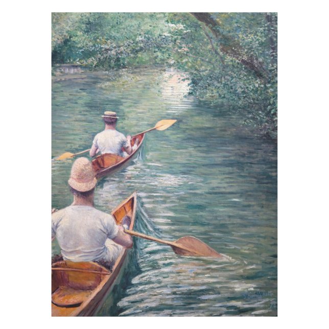 Gustave Caillebotte - Kanus auf den Yerres Tischdecke (Vorderseite)