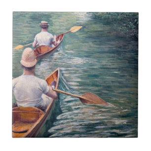 Gustave Caillebotte - Kanus auf der Yerres Fliese