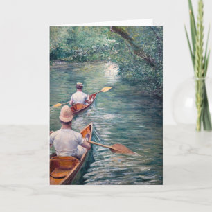 Gustave Caillebotte - Kanus auf der Yerres Karte