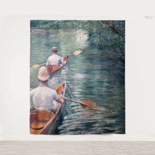 Gustave Caillebotte - Kanus auf der Yerres Wandteppich