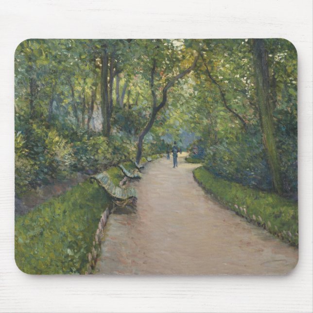 Gustave Caillebotte - Le Parc Monceau Mousepad (Vorne)