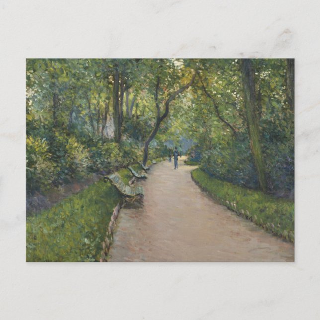 Gustave Caillebotte - Le Parc Monceau Postkarte (Vorderseite)