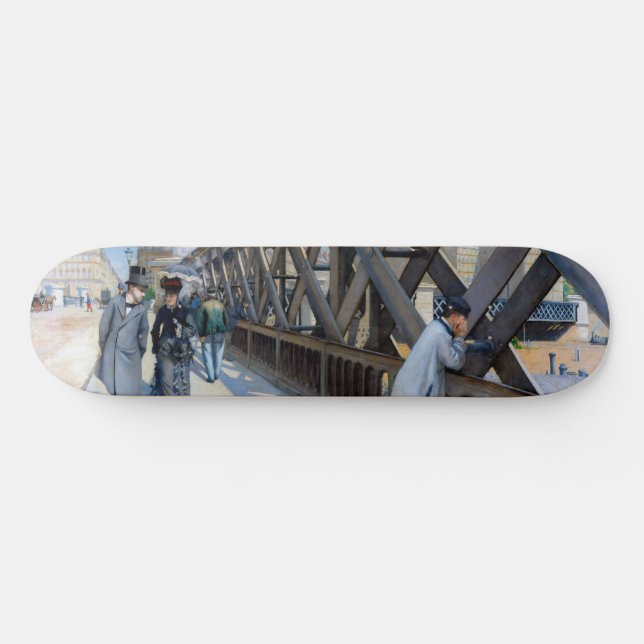 Gustave Caillebotte - Le Pont de l'Europe Skateboard (Horizontal)