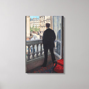 Gustave Caillebotte - Mann am Fenster Leinwanddruck