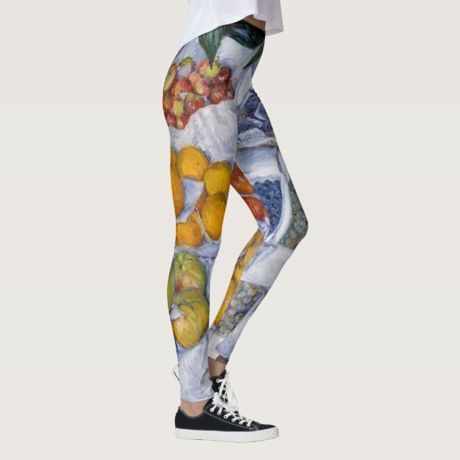 Gustave Caillebotte - Obst auf einem Stand dargest Leggings (Rechts)