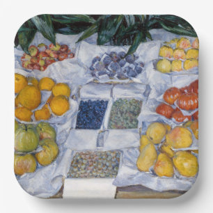 Gustave Caillebotte - Obst auf einem Stand dargest Pappteller