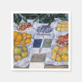 Gustave Caillebotte - Obst auf einem Stand dargest Serviette