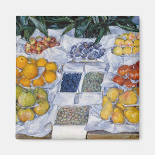 Gustave Caillebotte - Obst auf einem Stand Magnet