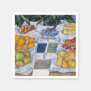 Gustave Caillebotte - Obst auf einem Stand Serviette