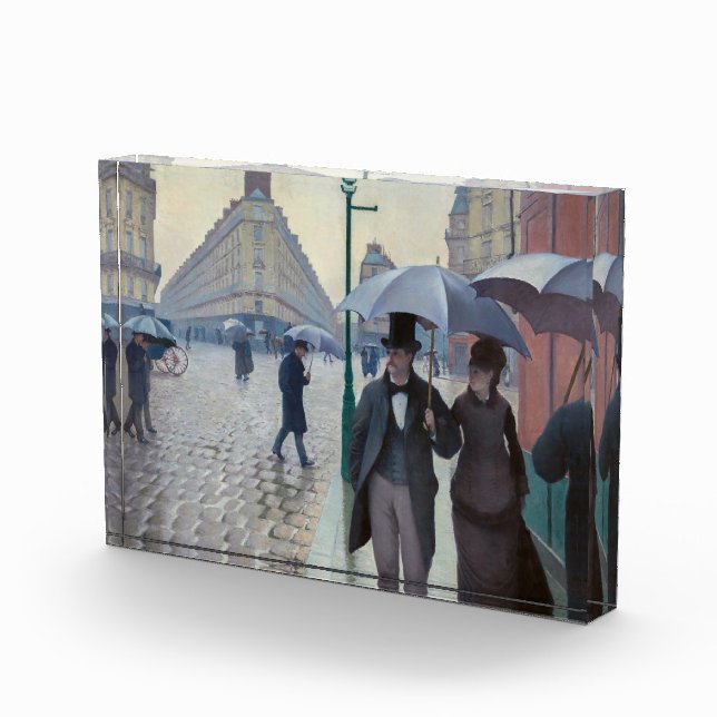 Gustave Caillebotte - Paris Street; Rainy Day Fotoblock (Rechts)
