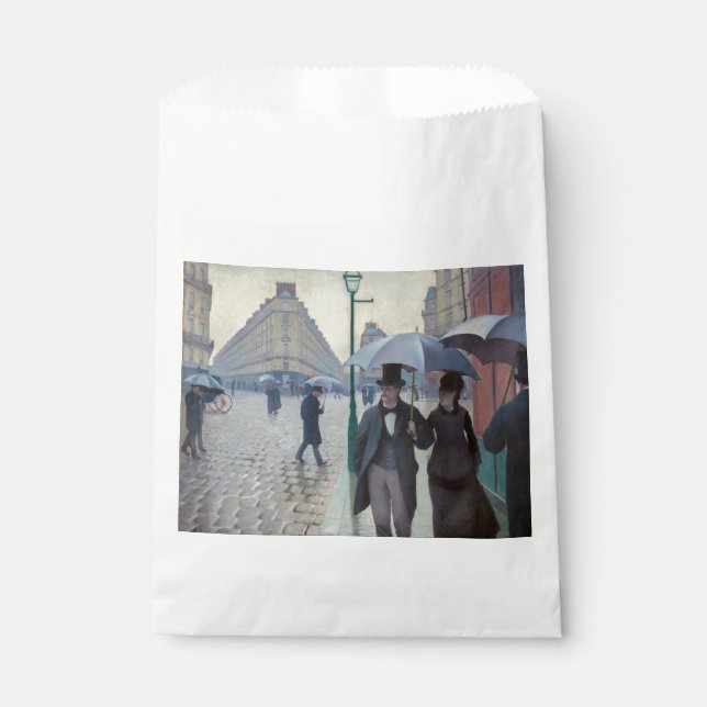 Gustave Caillebotte - Paris Street; Rainy Day Geschenktütchen (Vorderseite)