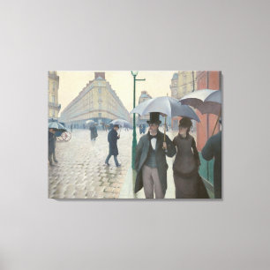Gustave Caillebotte - Paris Street; Rainy Day Leinwanddruck