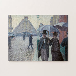 Gustave Caillebotte - Pariser Straße; Regentag